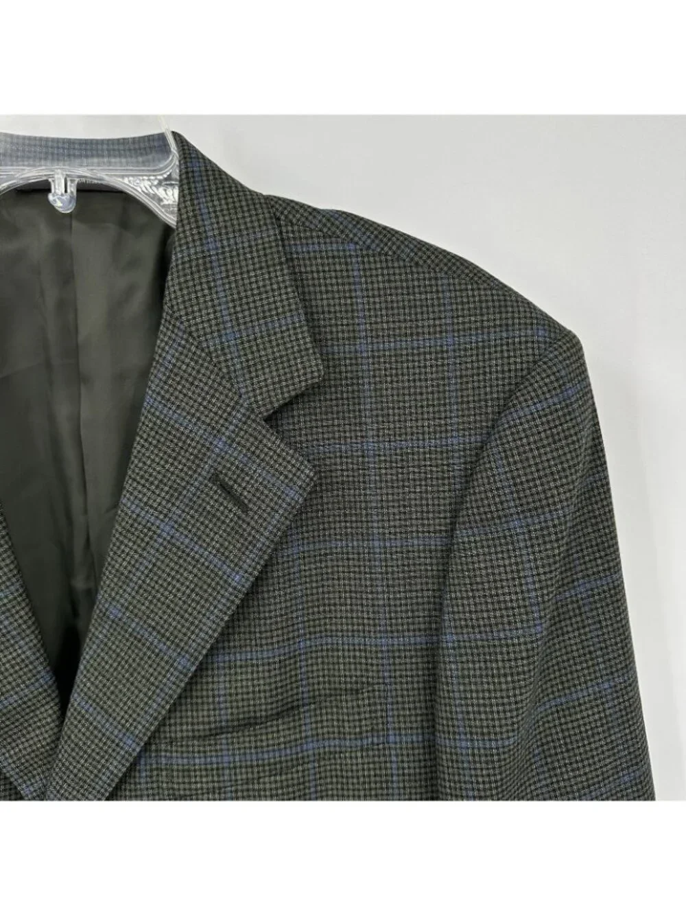 ERMENEGILDO ZEGNA NEIMAN MARCUS jacket blazer 40L plaid quiet luxury business